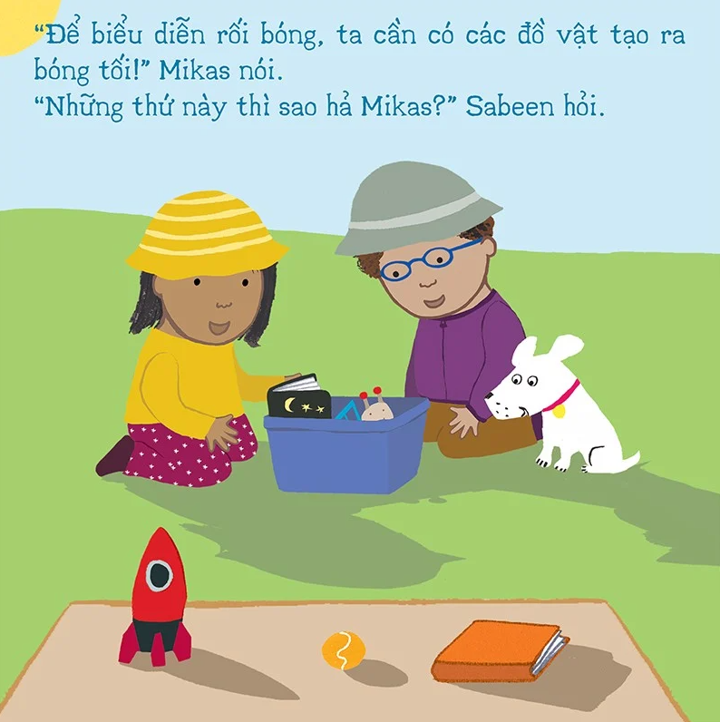 thí nghiệm vui cùng rosa - trò chơi rối bóng