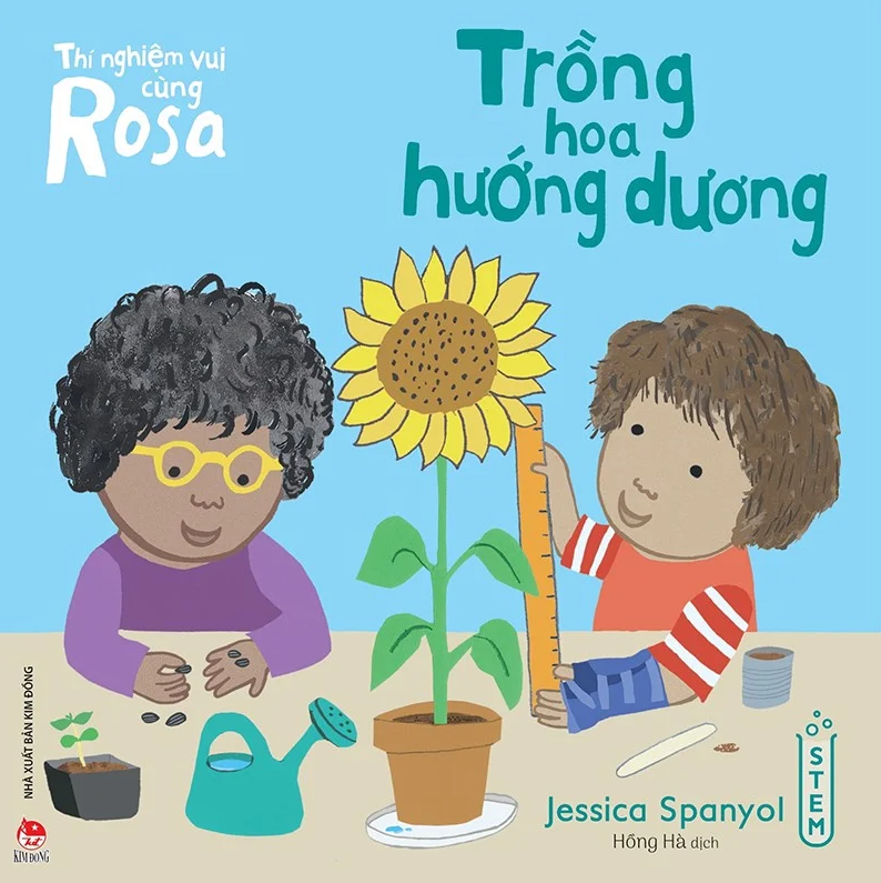 thí nghiệm vui cùng rosa - trồng hoa hướng dương