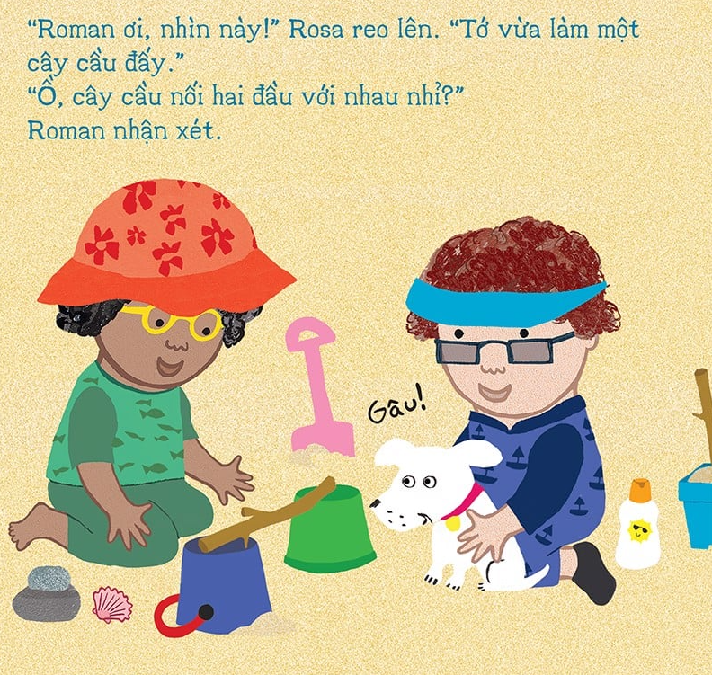 thí nghiệm vui cùng rosa - xây cầu