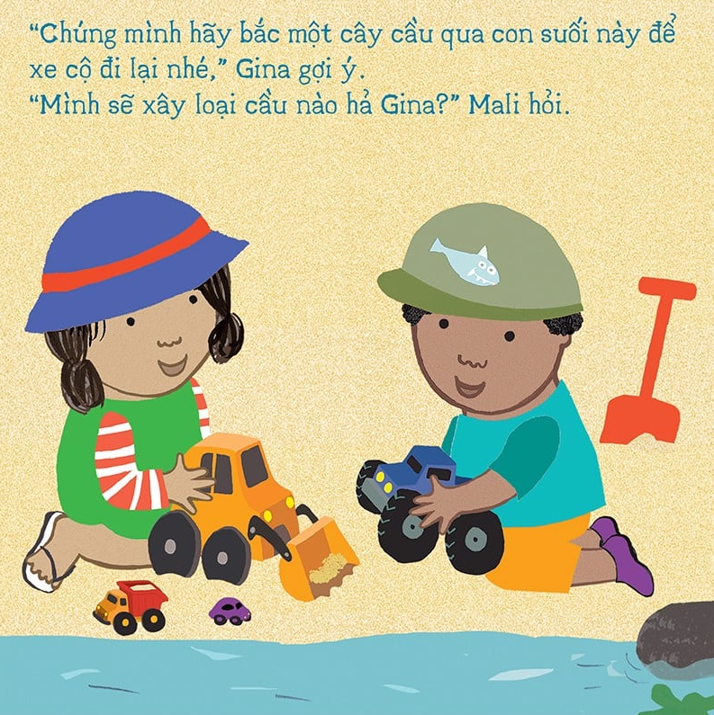 thí nghiệm vui cùng rosa - xây cầu