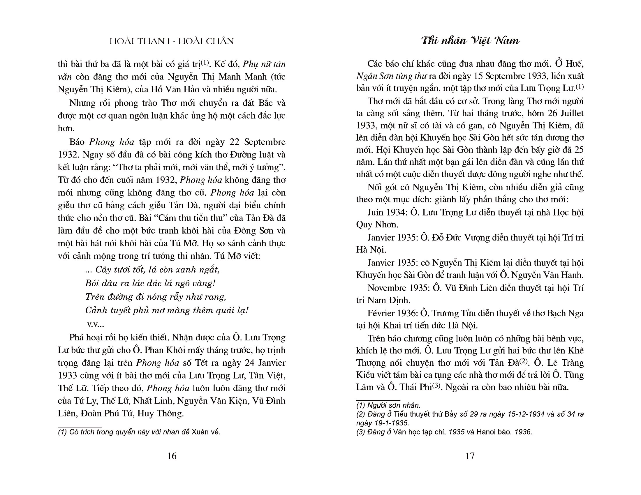 thi nhân việt nam (tái bản 2018)