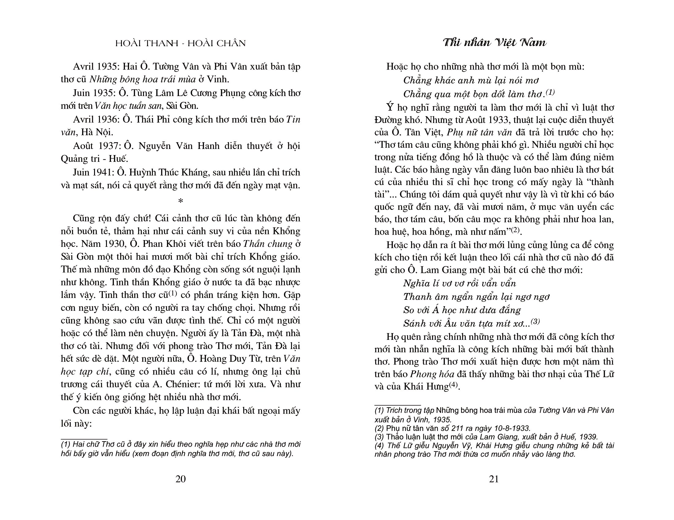 thi nhân việt nam (tái bản 2018)