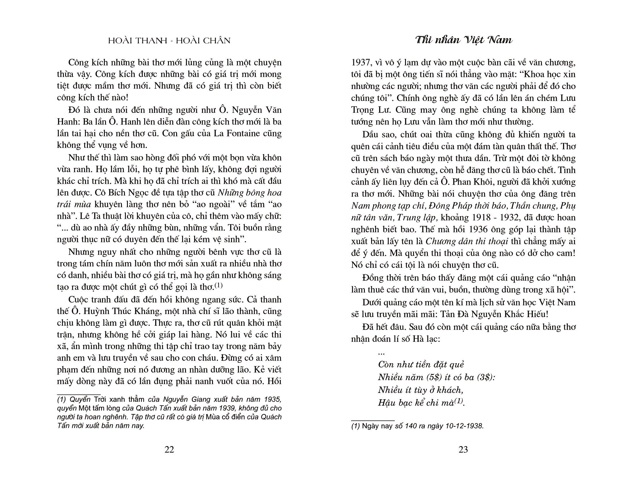 thi nhân việt nam (tái bản 2018)