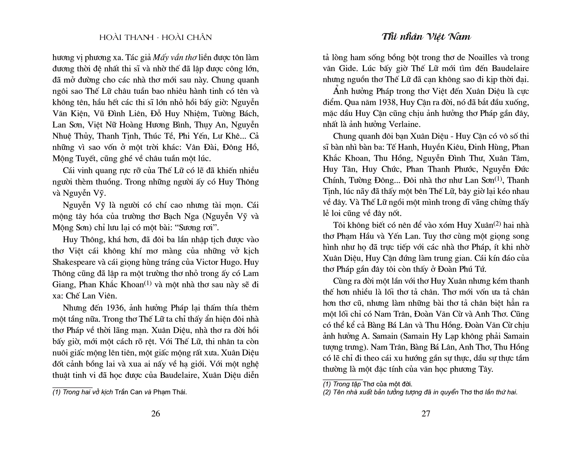 thi nhân việt nam (tái bản 2018)