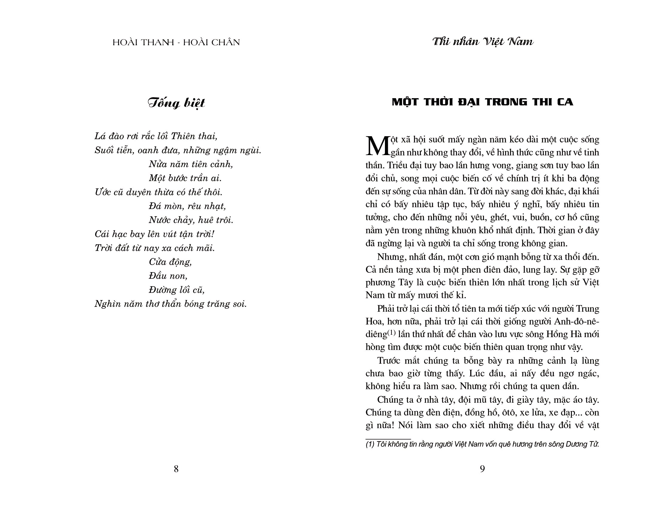 thi nhân việt nam (tái bản 2018)