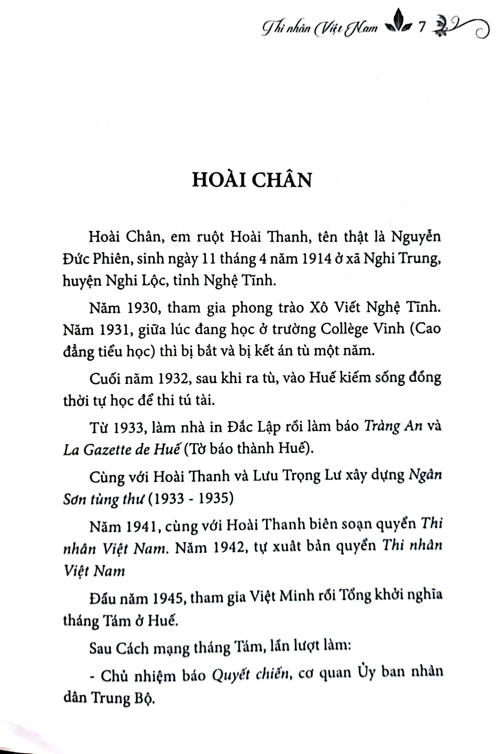thi nhân việt nam (tái bản 2023)