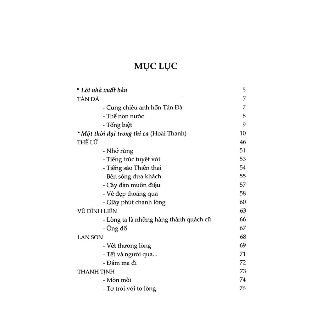 thi nhân việt nam (tái bản 2025)