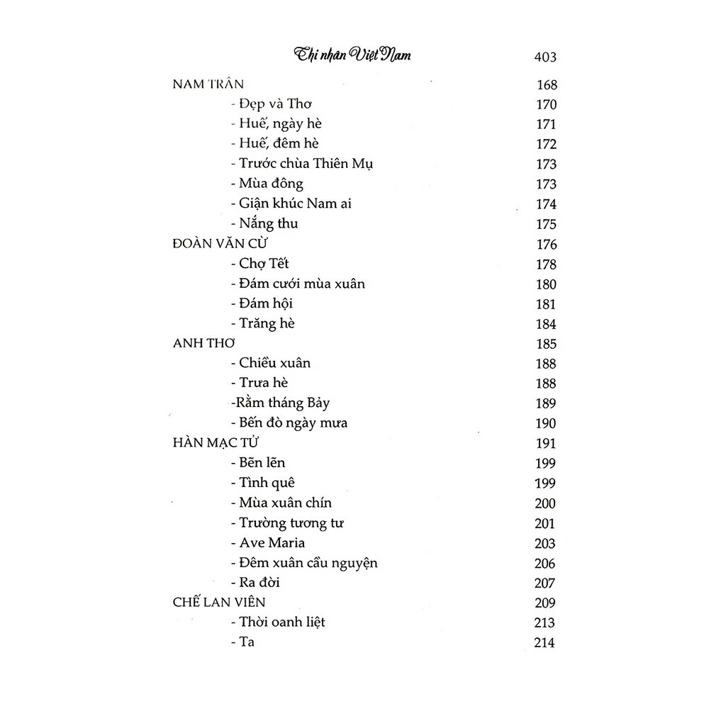 thi nhân việt nam (tái bản 2025)