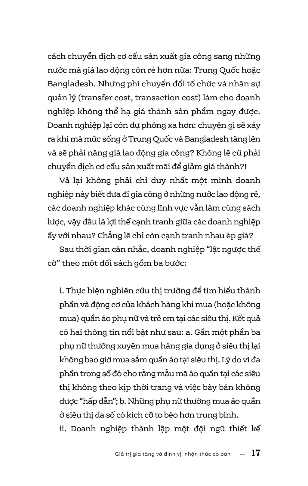 thị trường chiến lược cơ cấu