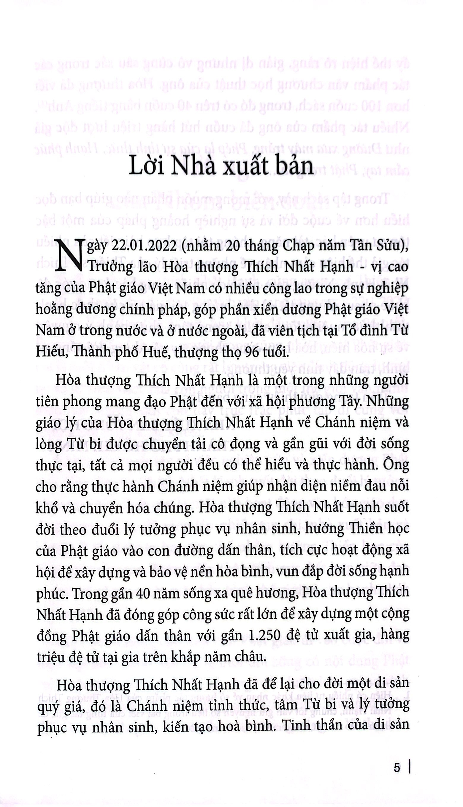 thích nhất hạnh - người thắp sáng con đường tỉnh thức