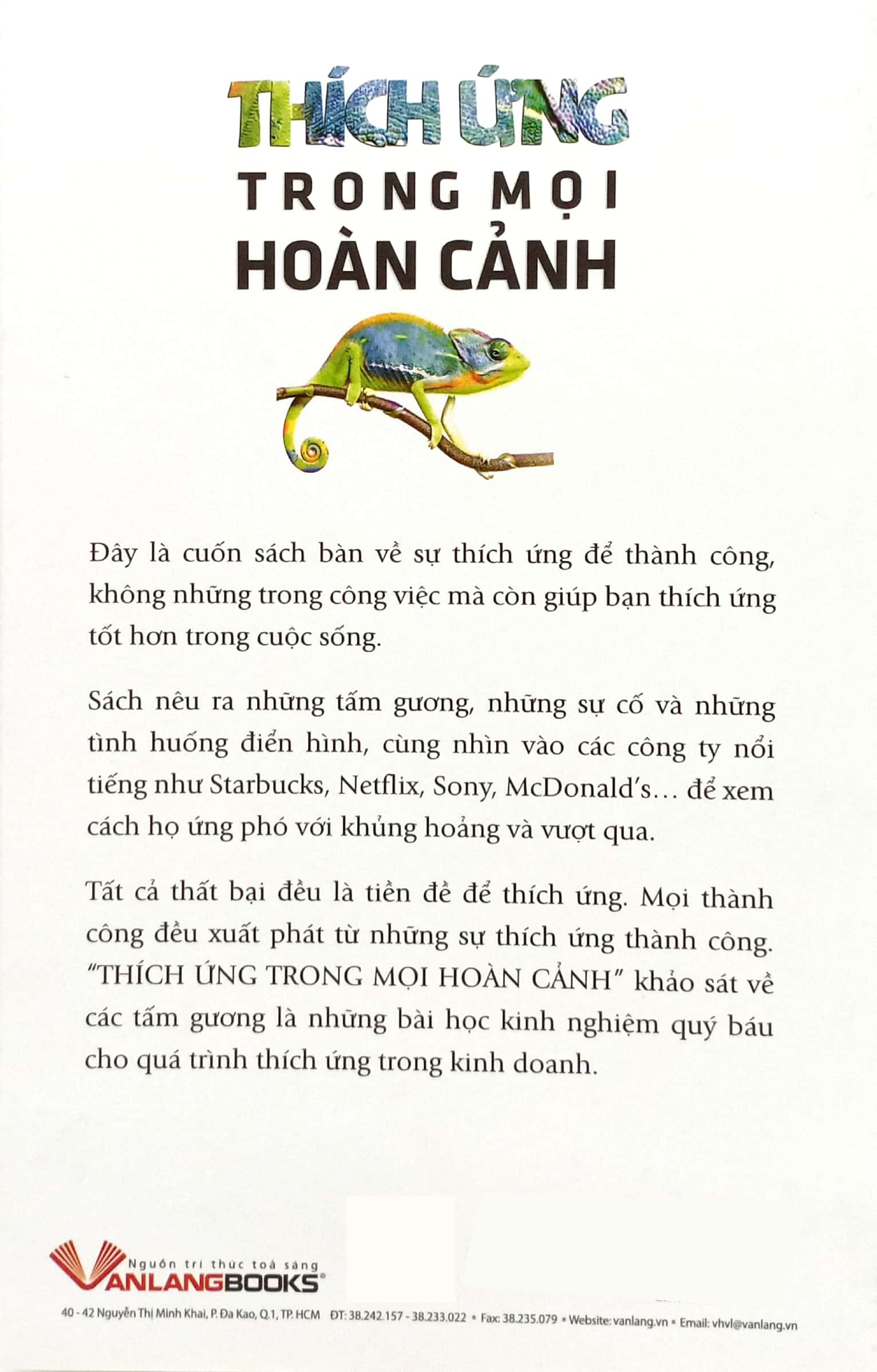 thích ứng trong mọi hoàn cảnh
