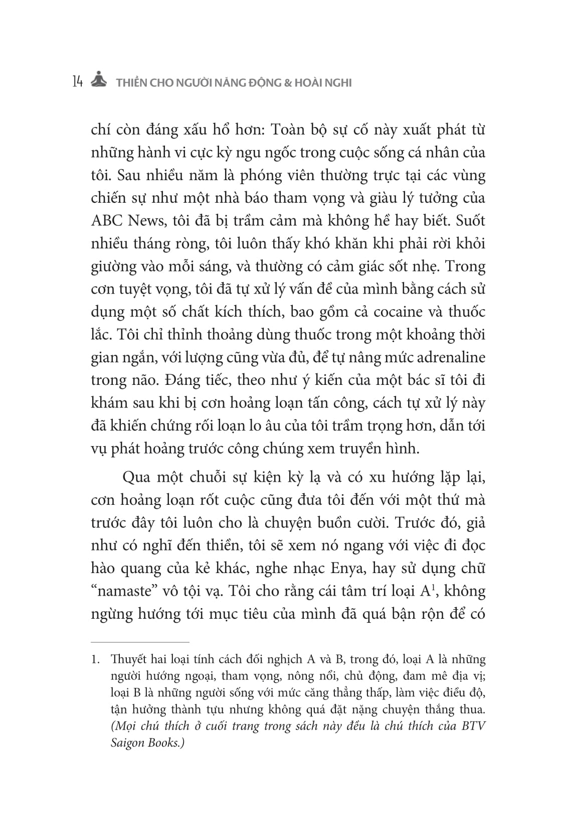 thiền cho người năng động và hoài nghi