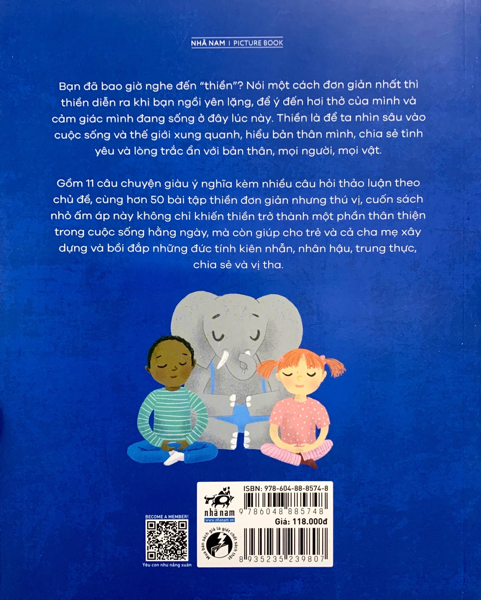 thiền cho trẻ em - 50+ câu chuyện và bài tập chánh niệm thắp sáng lòng nhân ái