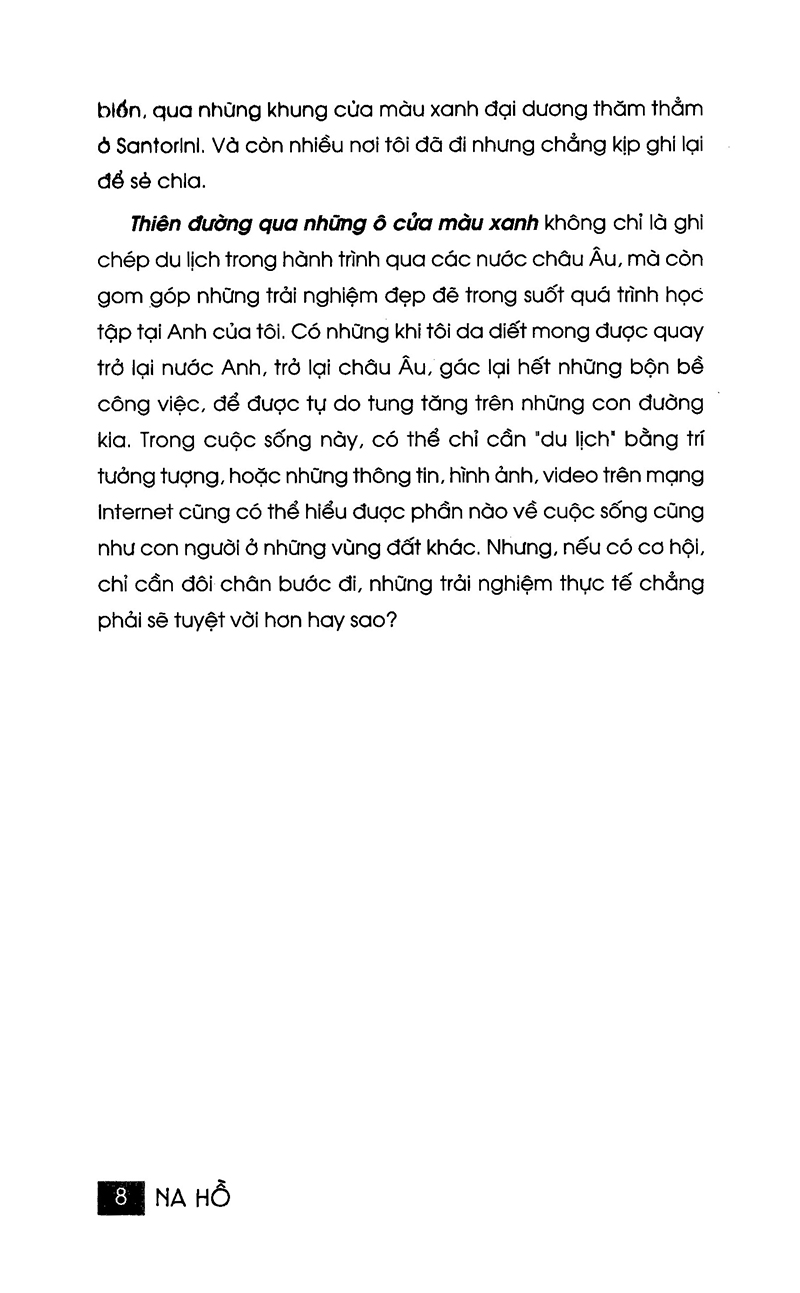 thiên đường qua những ô cửa màu xanh