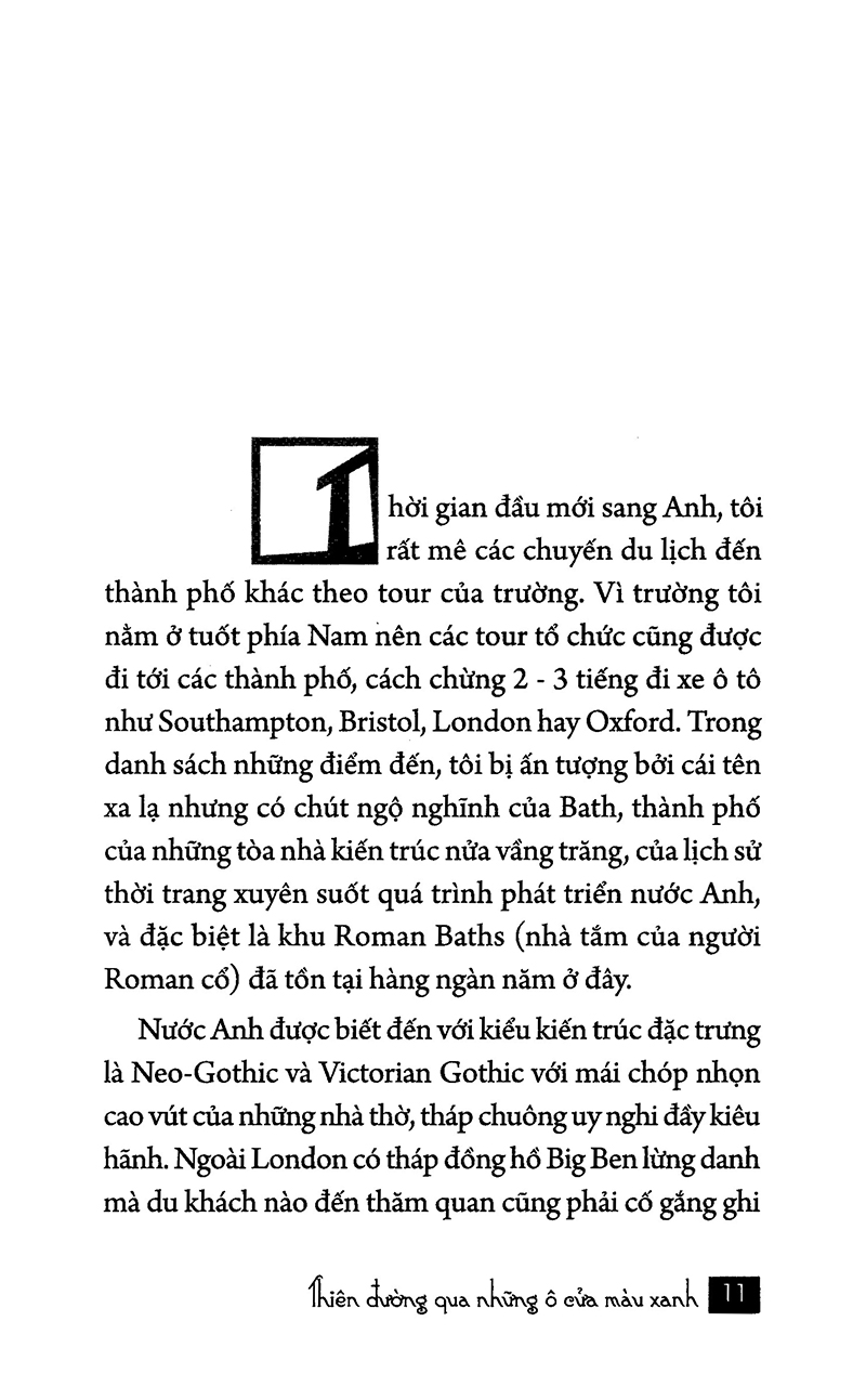 thiên đường qua những ô cửa màu xanh