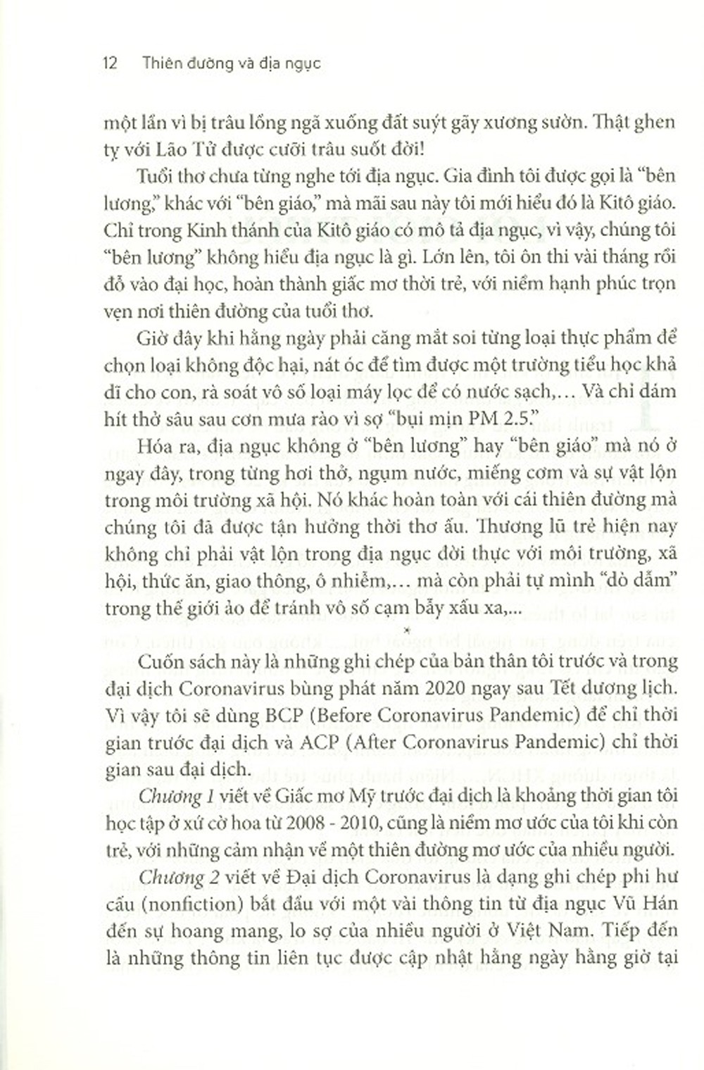 Thien Duong Va Dia Nguc (Ghi Chep Trong Dai Dich Coronavirus)