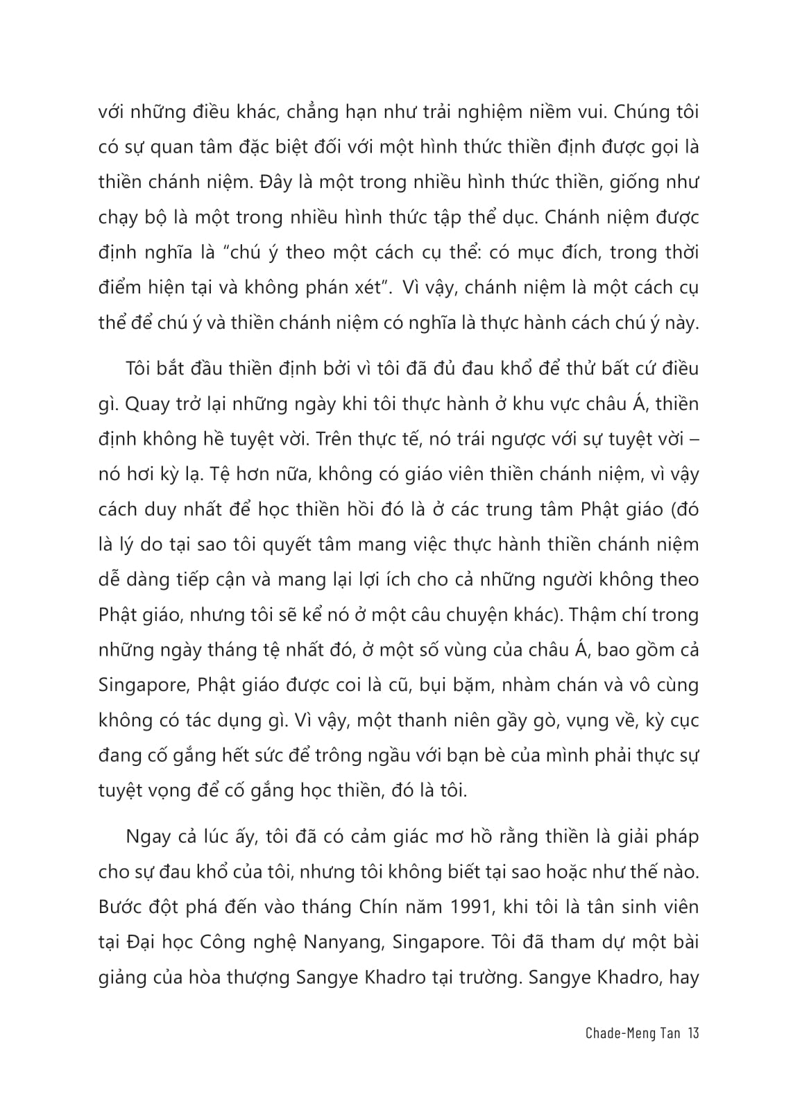 thiền không khó dù đời gian khó - dùng sự im lặng để thay đổi thế giới