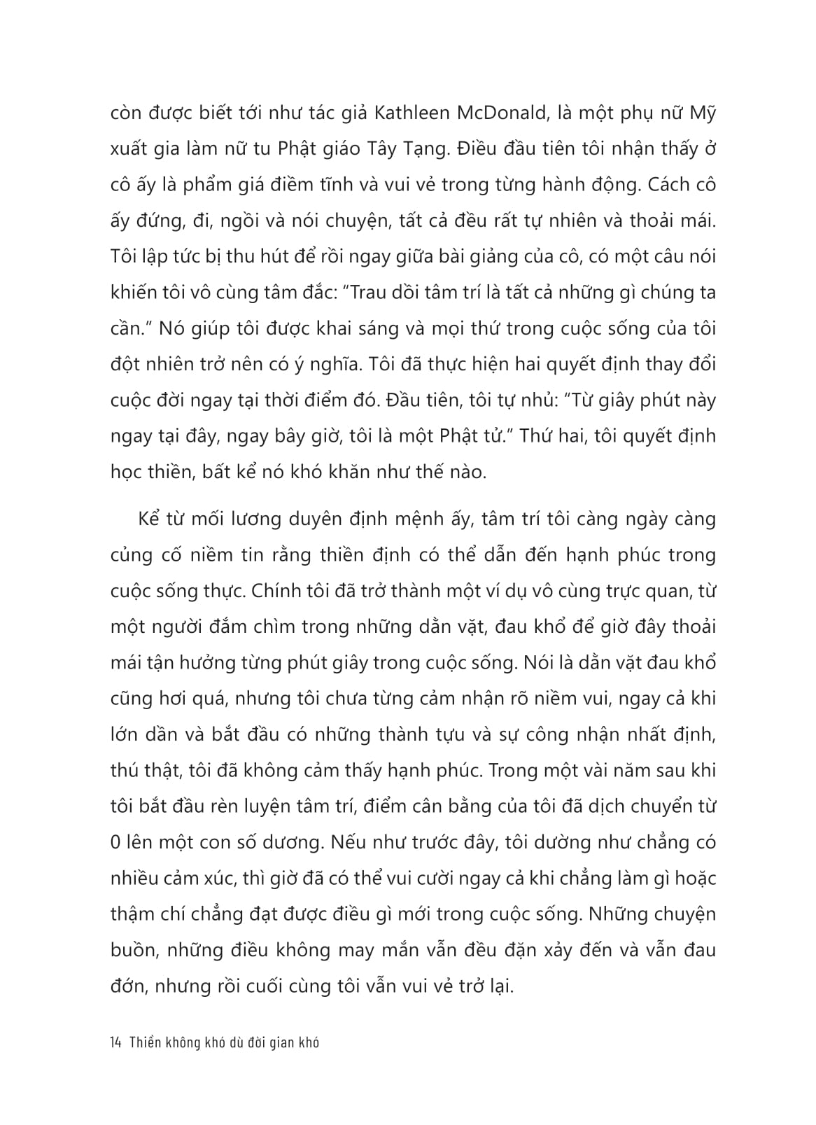 thiền không khó dù đời gian khó - dùng sự im lặng để thay đổi thế giới