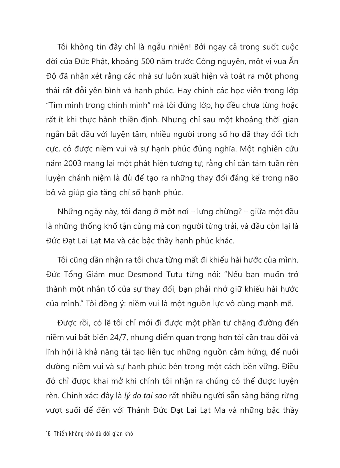 thiền không khó dù đời gian khó - dùng sự im lặng để thay đổi thế giới