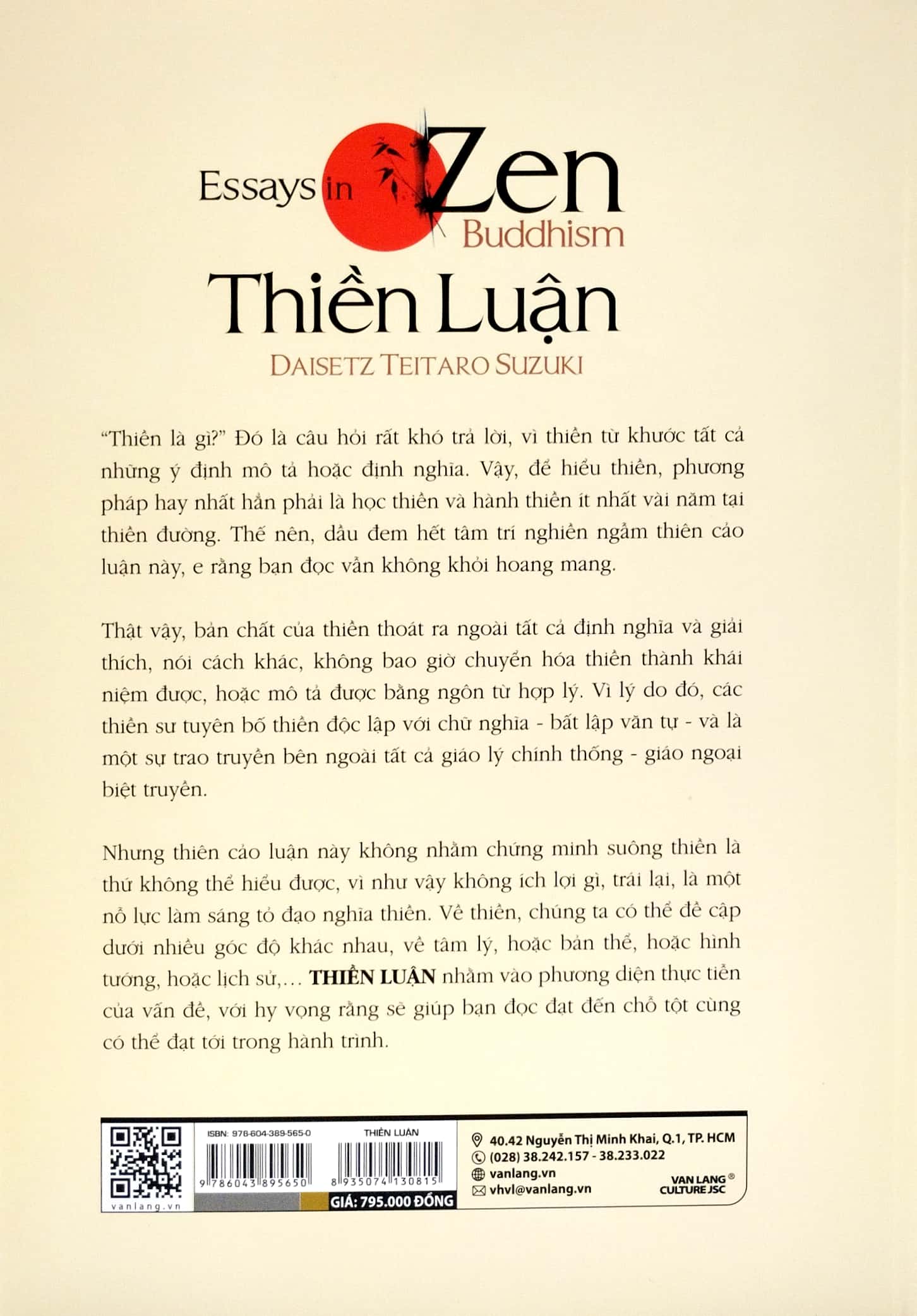 thiền luận - bìa cứng