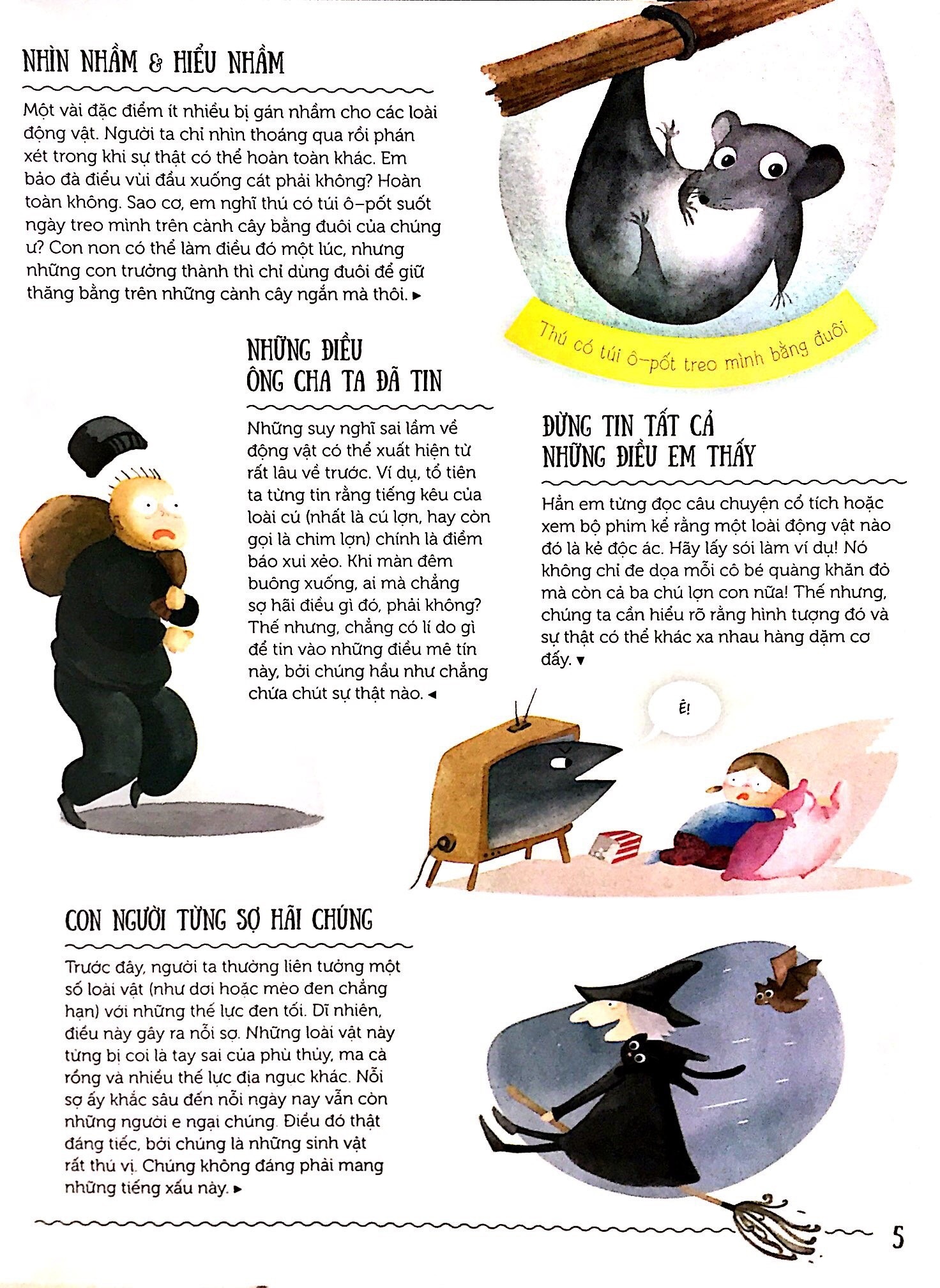 thiên nhiên kì thú - những hiểu lầm phổ biến về các loài động vật (tái bản 2019)