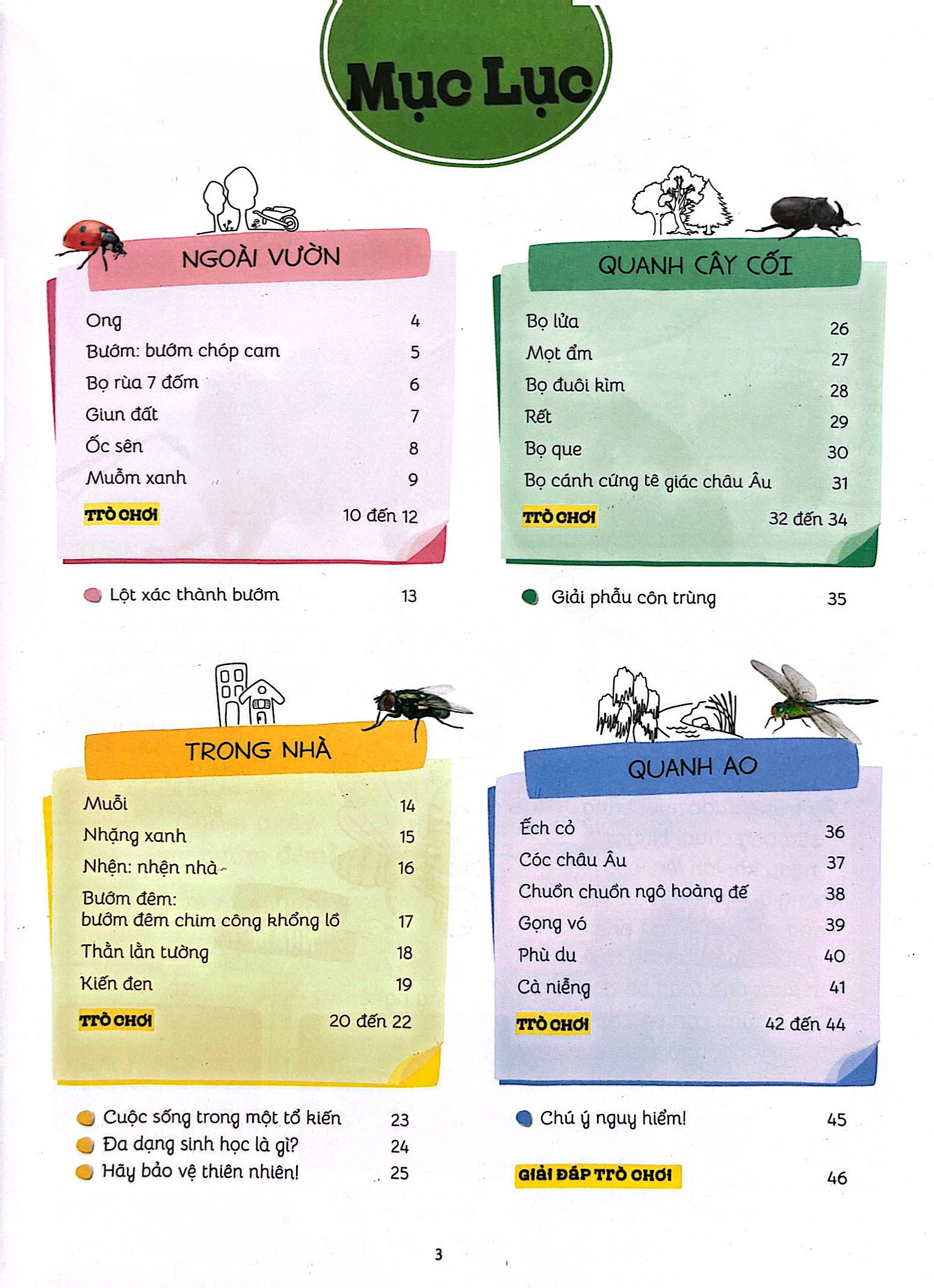 thiên nhiên muôn màu - stem - em nhận biết các loài vật nhỏ bé