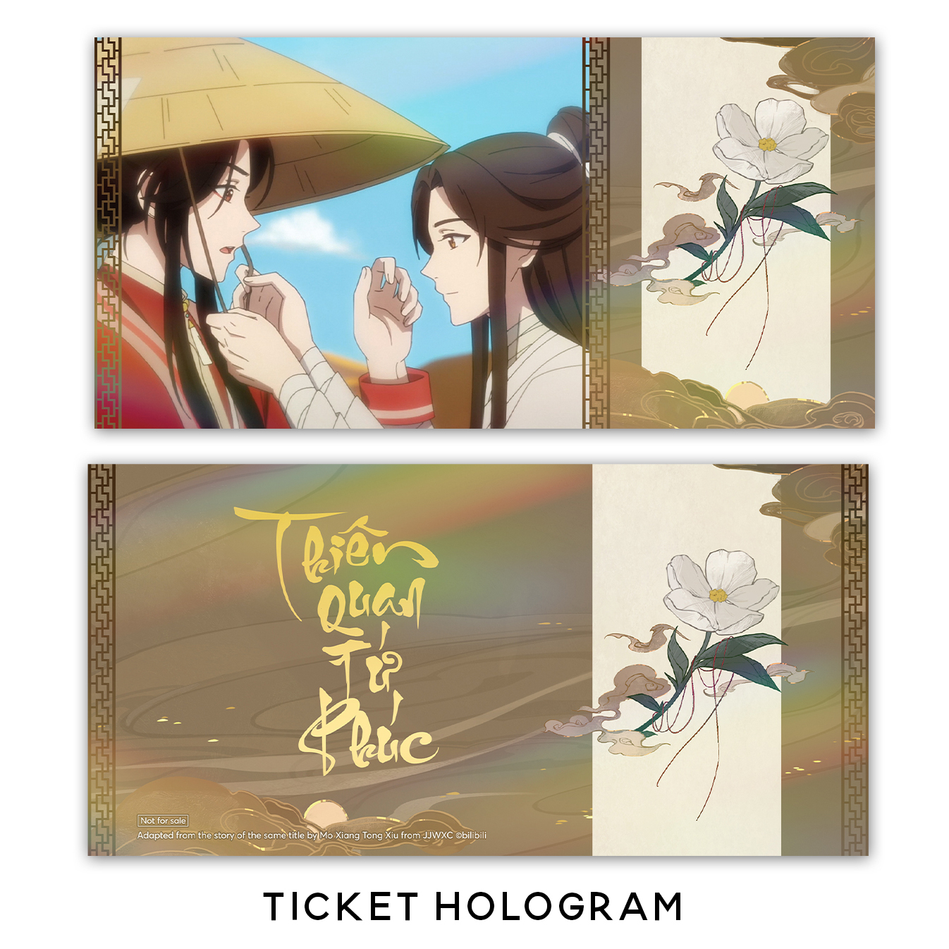 thiên quan tứ phúc - bản hoạt hình - tập 3 - bản đặc biệt - tặng kèm 1 photostrip pvc + 1 ticket hologram + 1 bùa acrylic + 2 huy hiệu