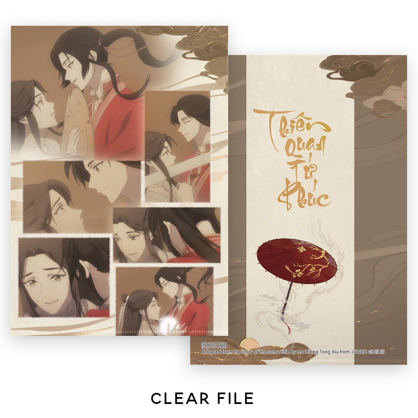 thiên quan tứ phúc - bản hoạt hình - tập 4 - bản đặc biệt - tặng kèm postcard + clear file + card film + móc khóa tua rua