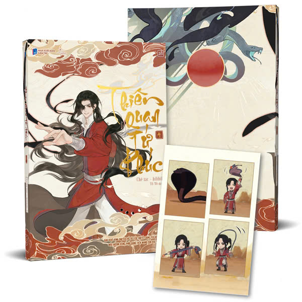 thiên quan tứ phúc - bản hoạt hình - tập 4 - tặng kèm postcard