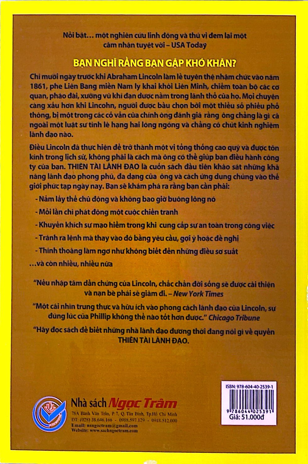 thiên tài lãnh đạo abraham linclon: chiến lược chỉ huy trong khó khăn (tái bản 2024)