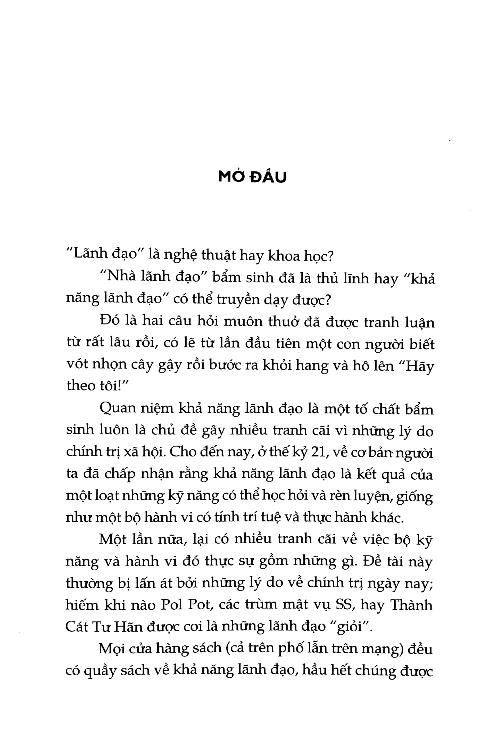 thiên tài lãnh đạo -leadership genius