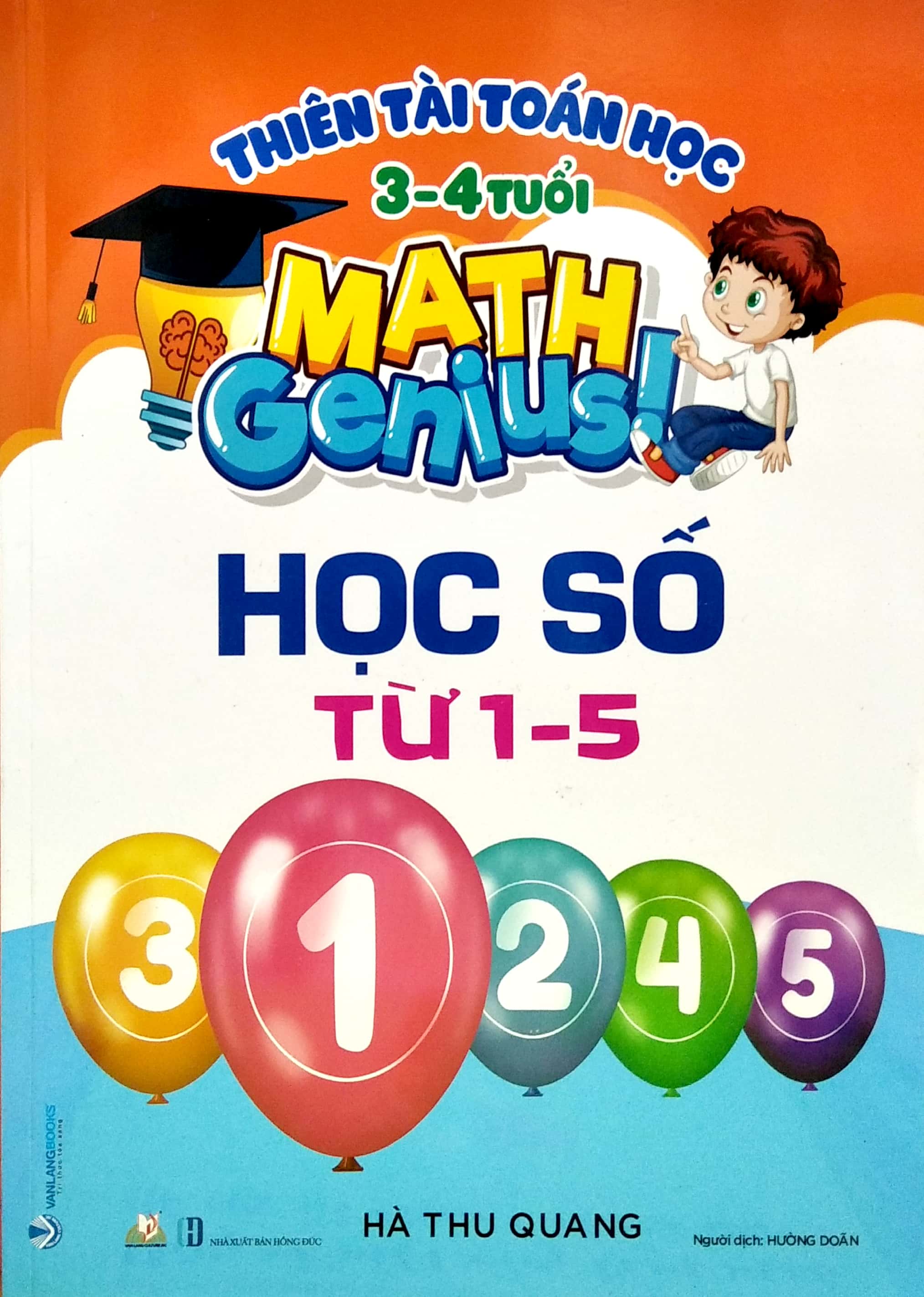thiên tài toán học (3 - 4 tuổi) - học số từ 1-5