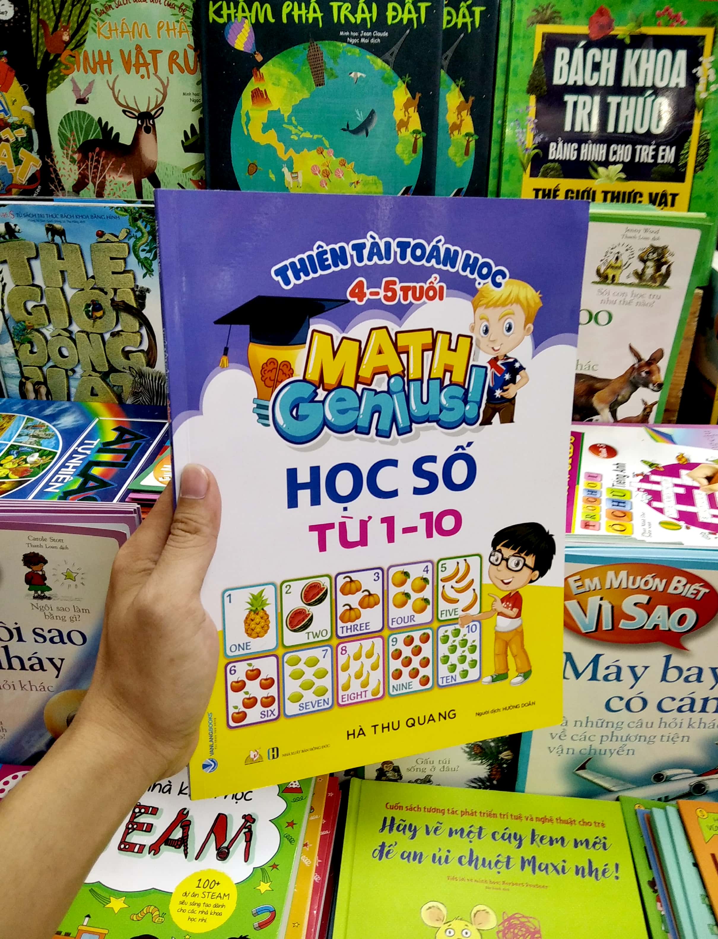 thiên tài toán học (4 - 5 tuổi) - học số từ 1-10