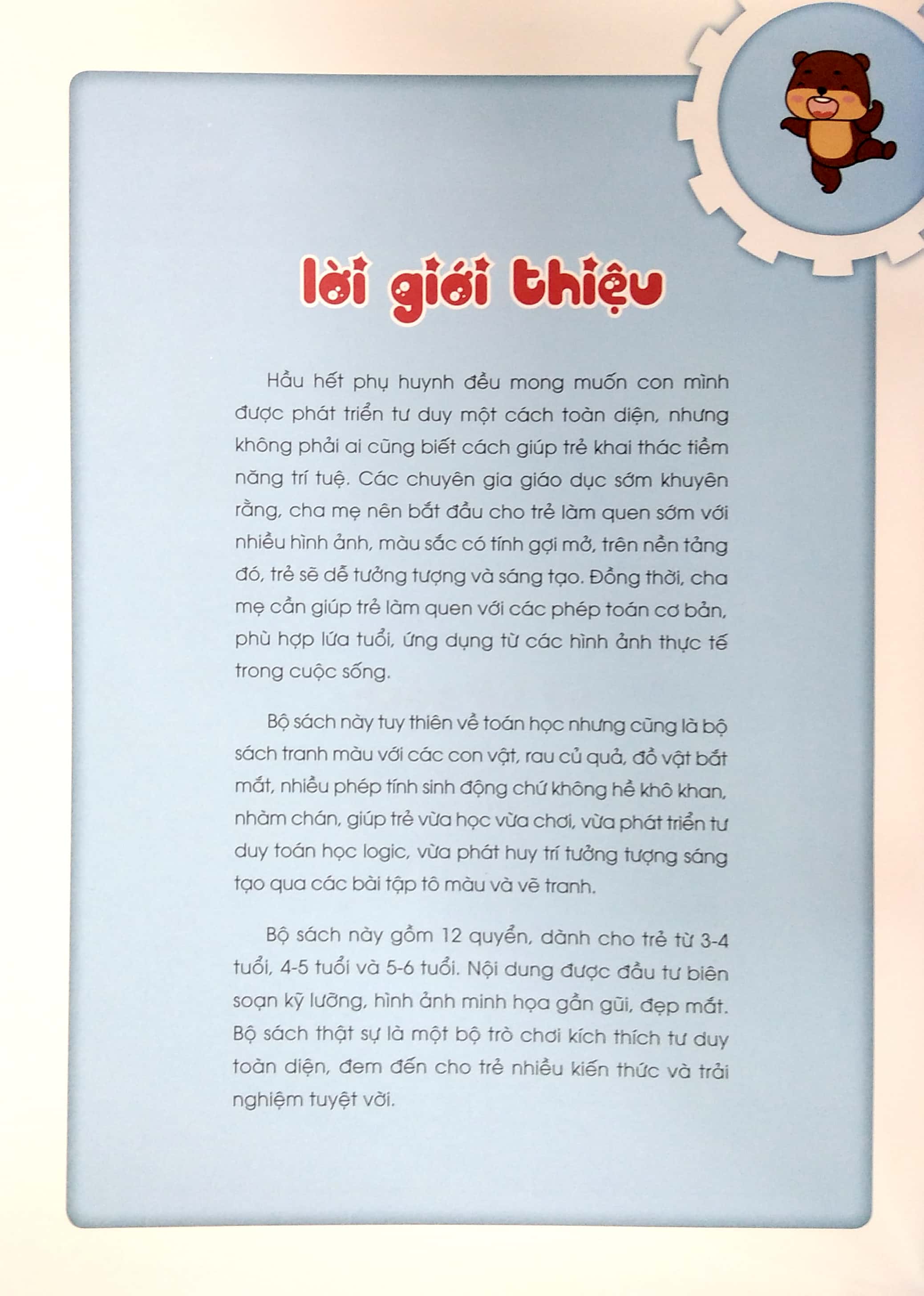 thiên tài toán học (4 - 5 tuổi) - nâng cao năng lực toán học