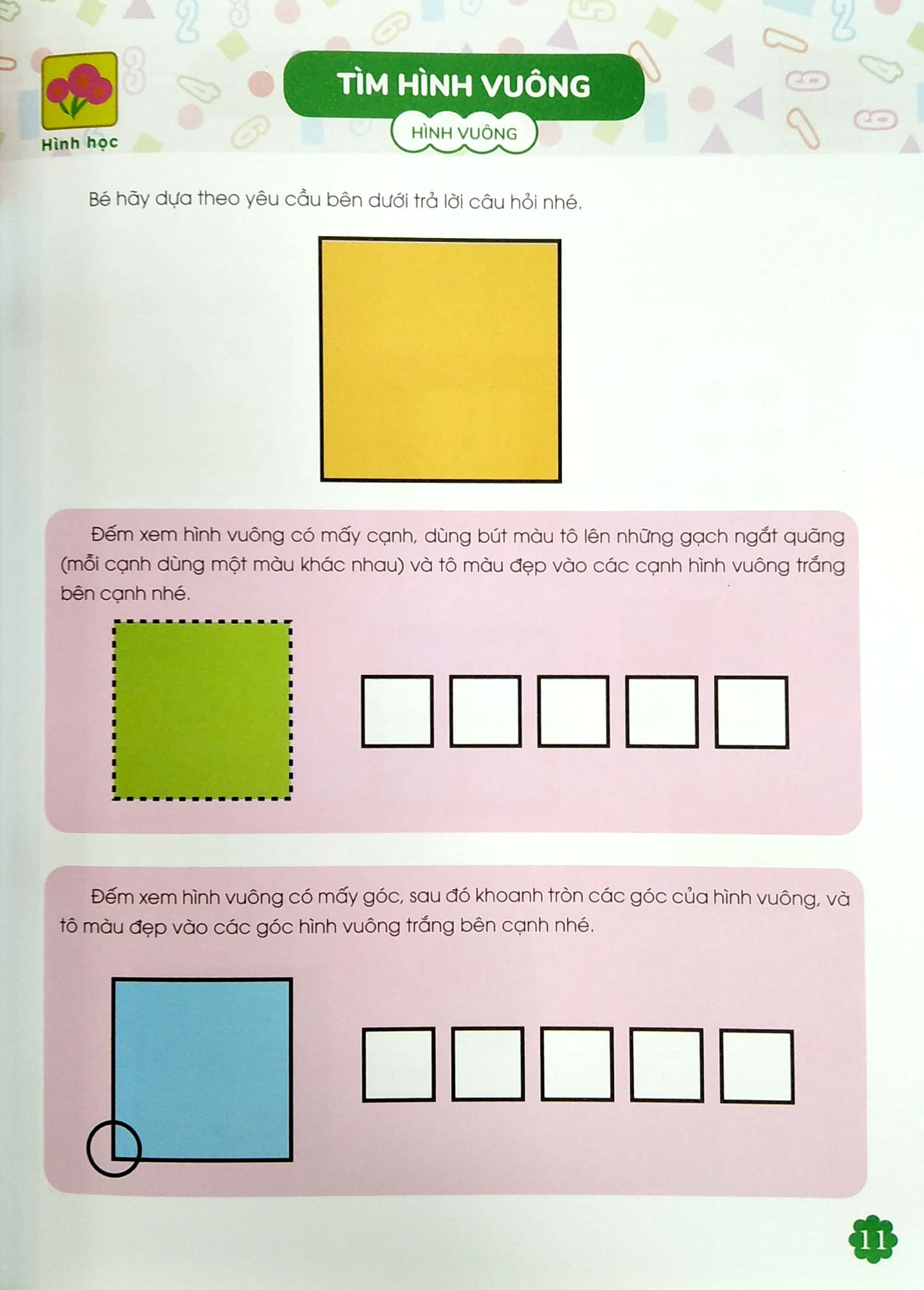 thiên tài toán học (4 - 5 tuổi) - trò chơi hình học