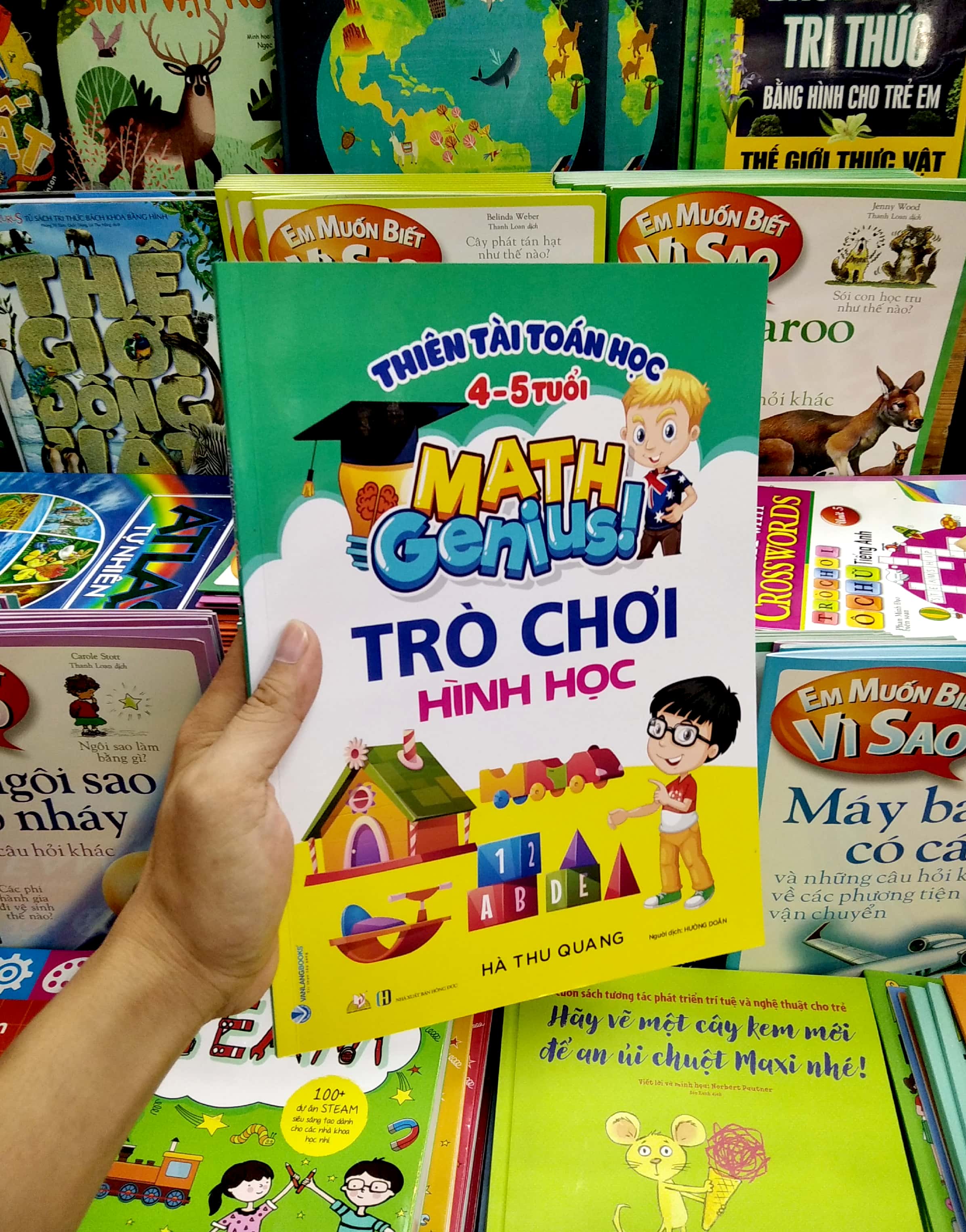 thiên tài toán học (4 - 5 tuổi) - trò chơi hình học