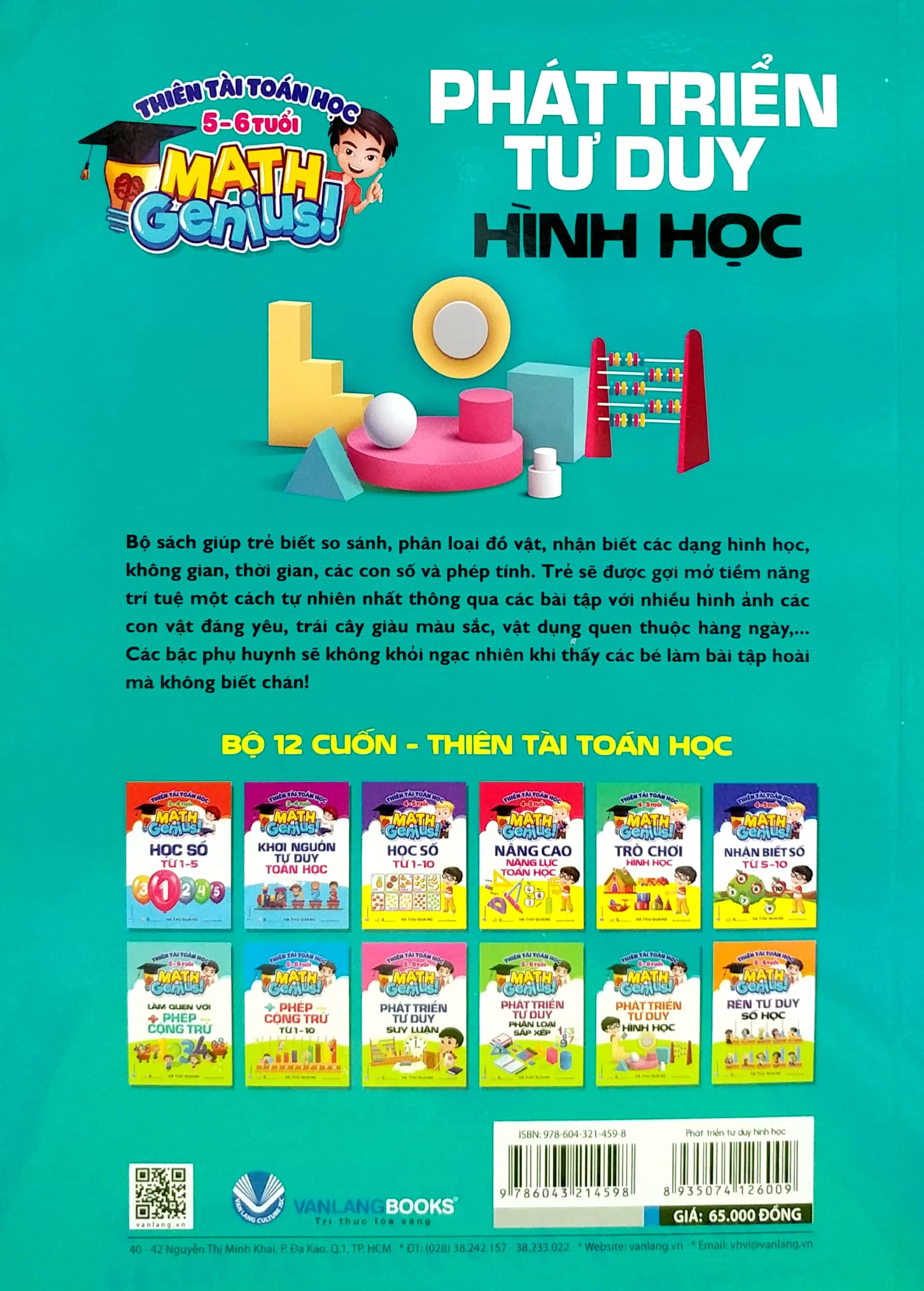 thiên tài toán học (5 - 6 tuổi) - phát triển tư duy hình học