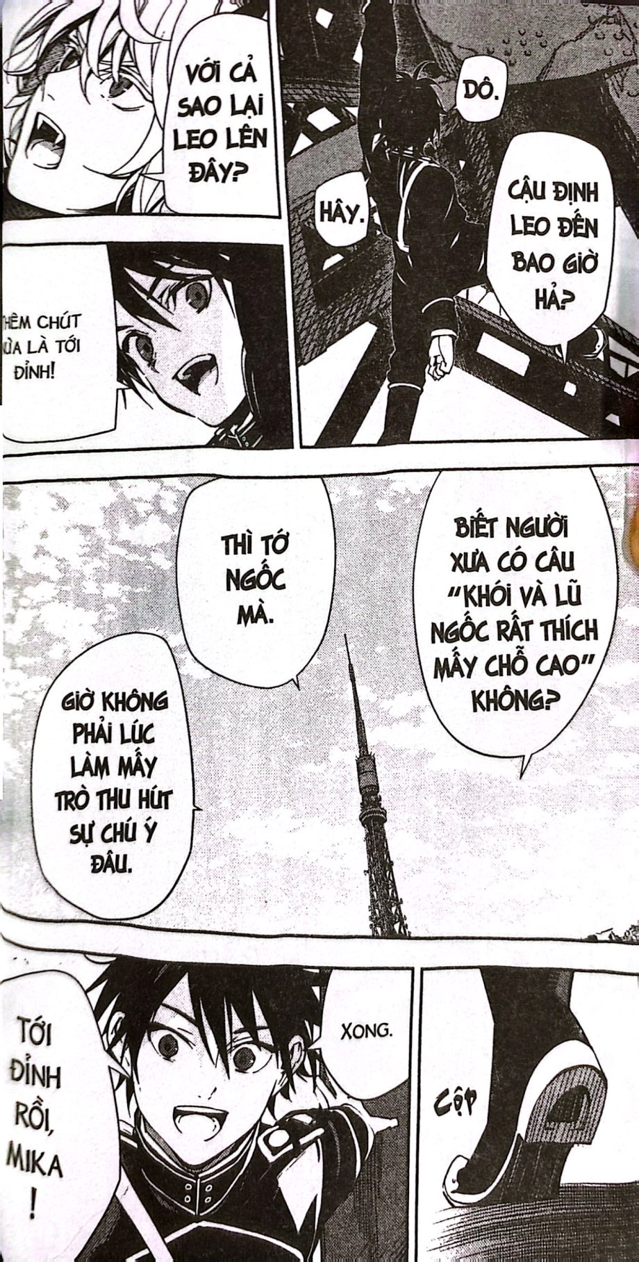 thiên thần diệt thế - seraph of the end - tập 29