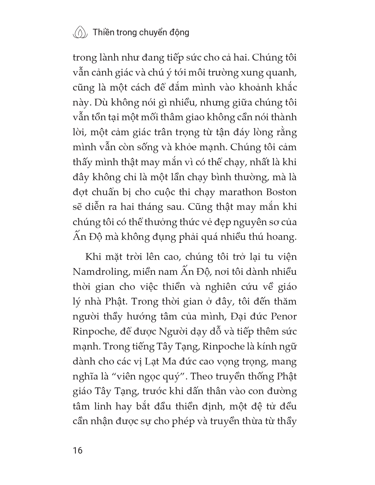 thiền trong chuyển động