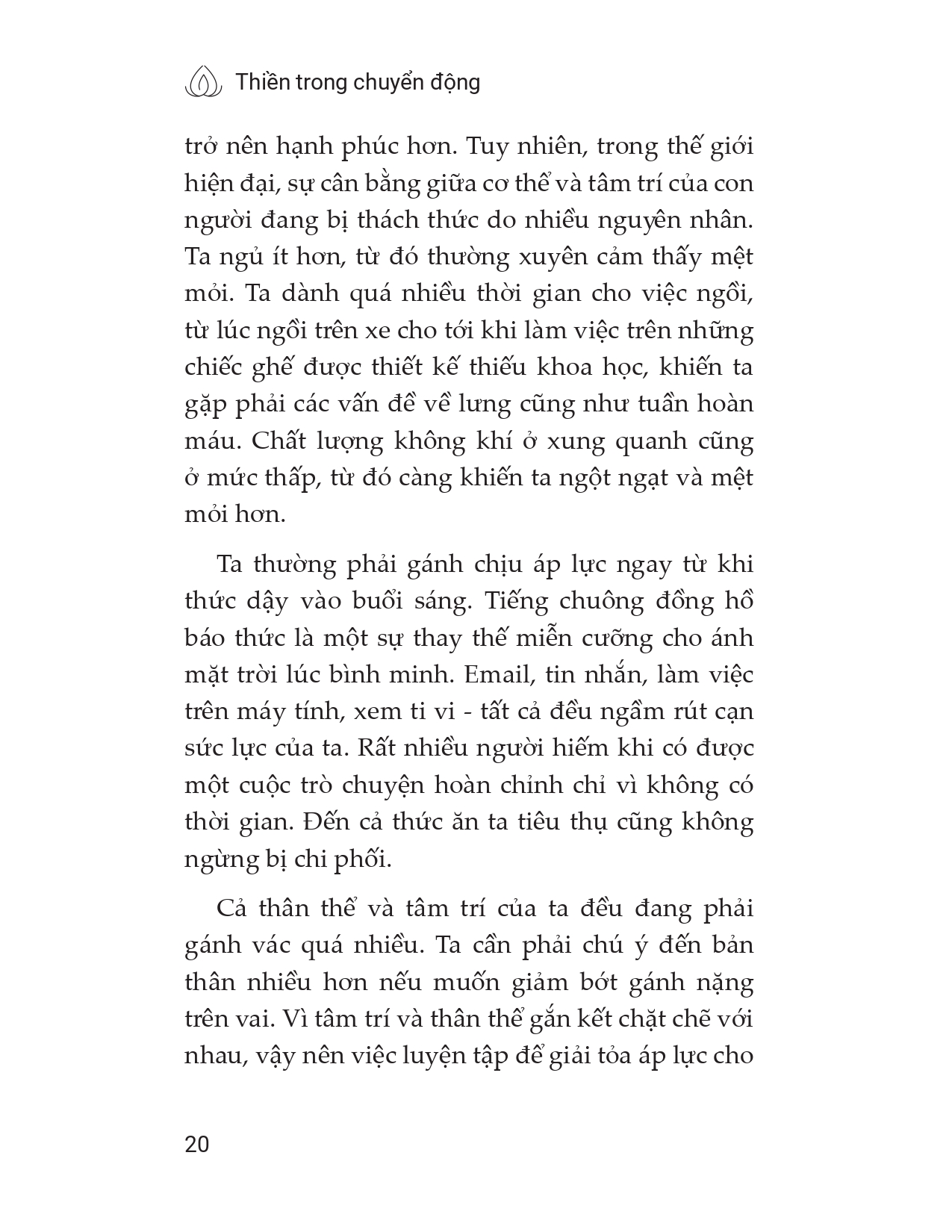 thiền trong chuyển động