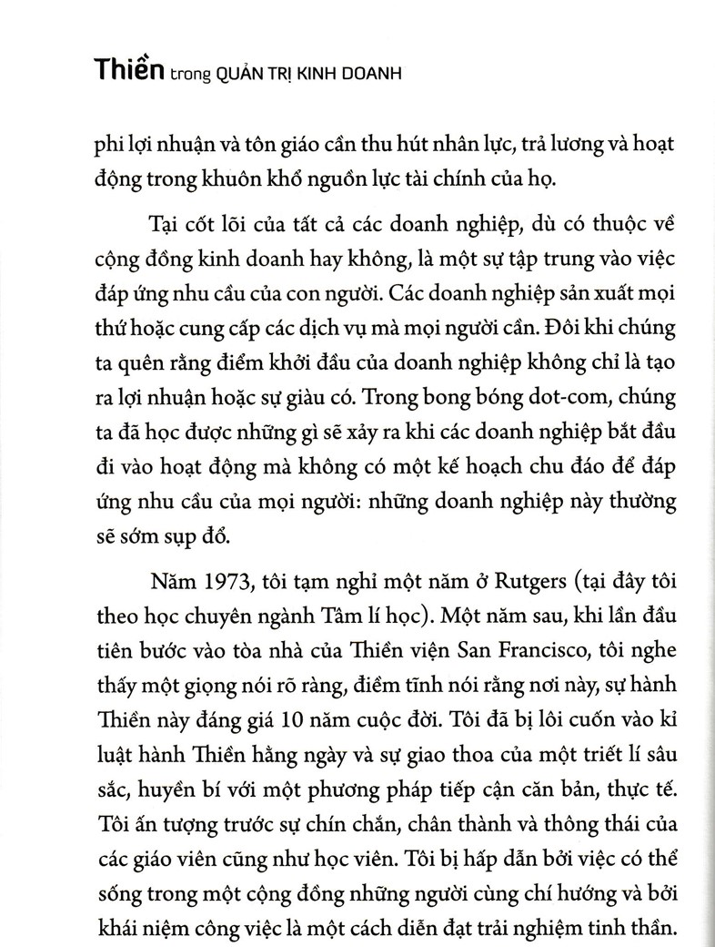 thiền trong quản trị kinh doanh