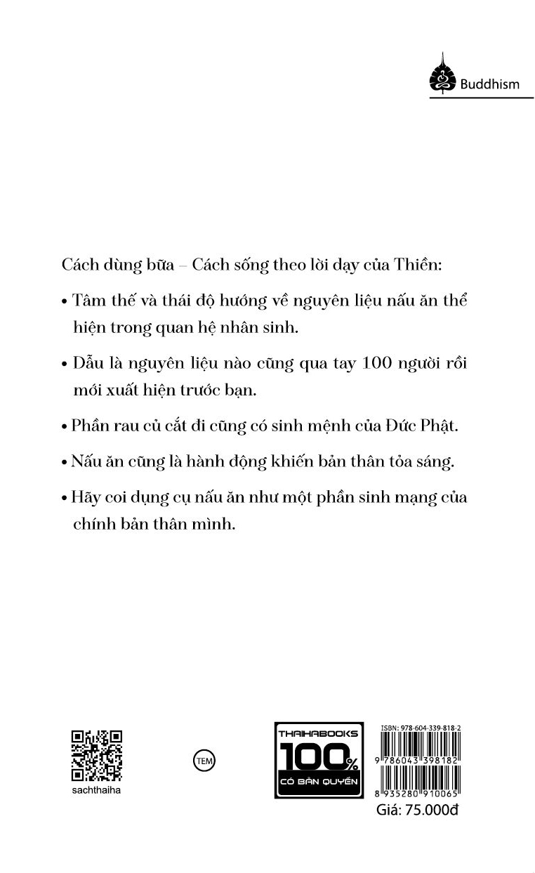 thiền và thực - nét bí ẩn tô vẽ sinh mệnh “đang sống”