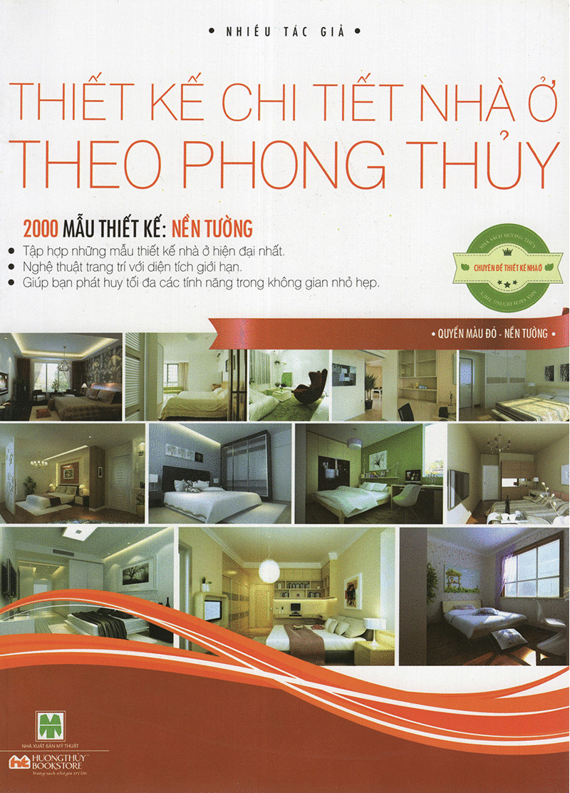 thiết kế chi tiết nhà ở theo phong thủy - quyển màu đỏ - nền tường