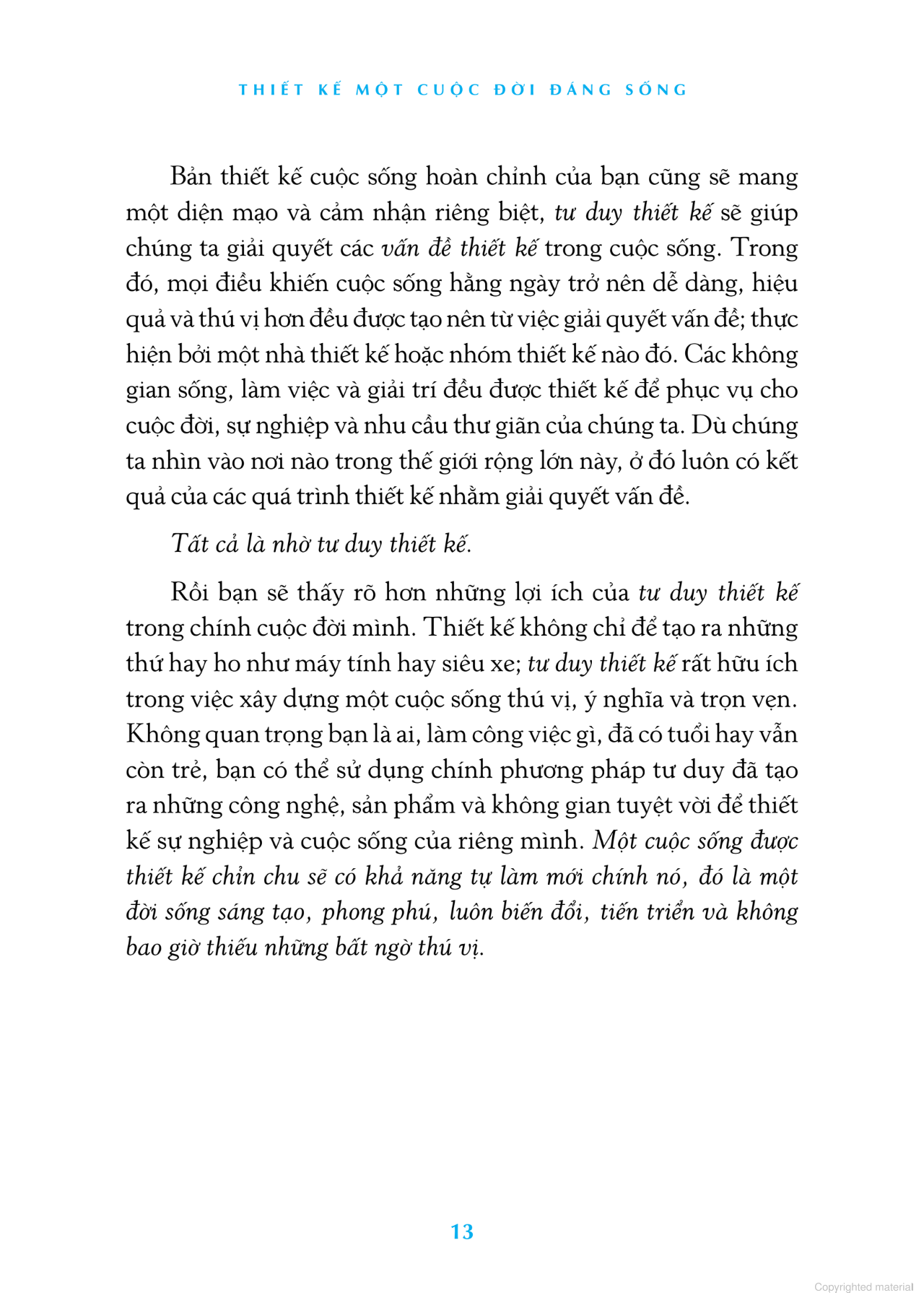 thiết kế một cuộc đời đáng sống (tái bản 2023)