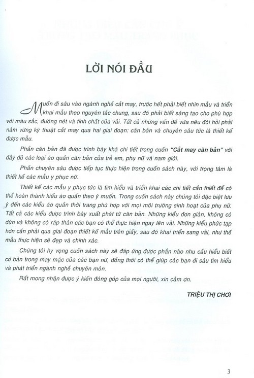 thiết kế thực hành các mẫu y phục nữ