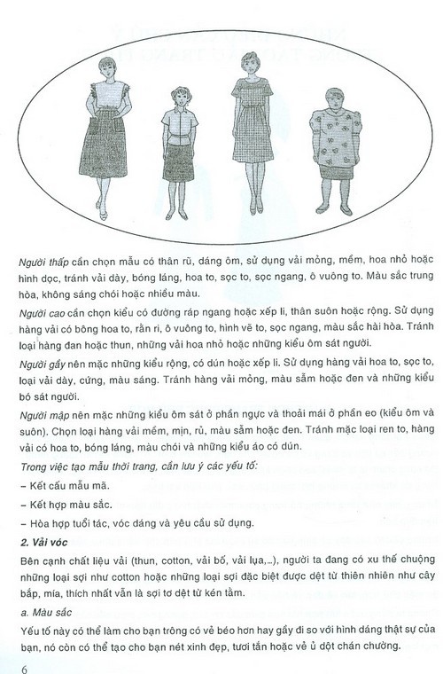 thiết kế thực hành các mẫu y phục nữ