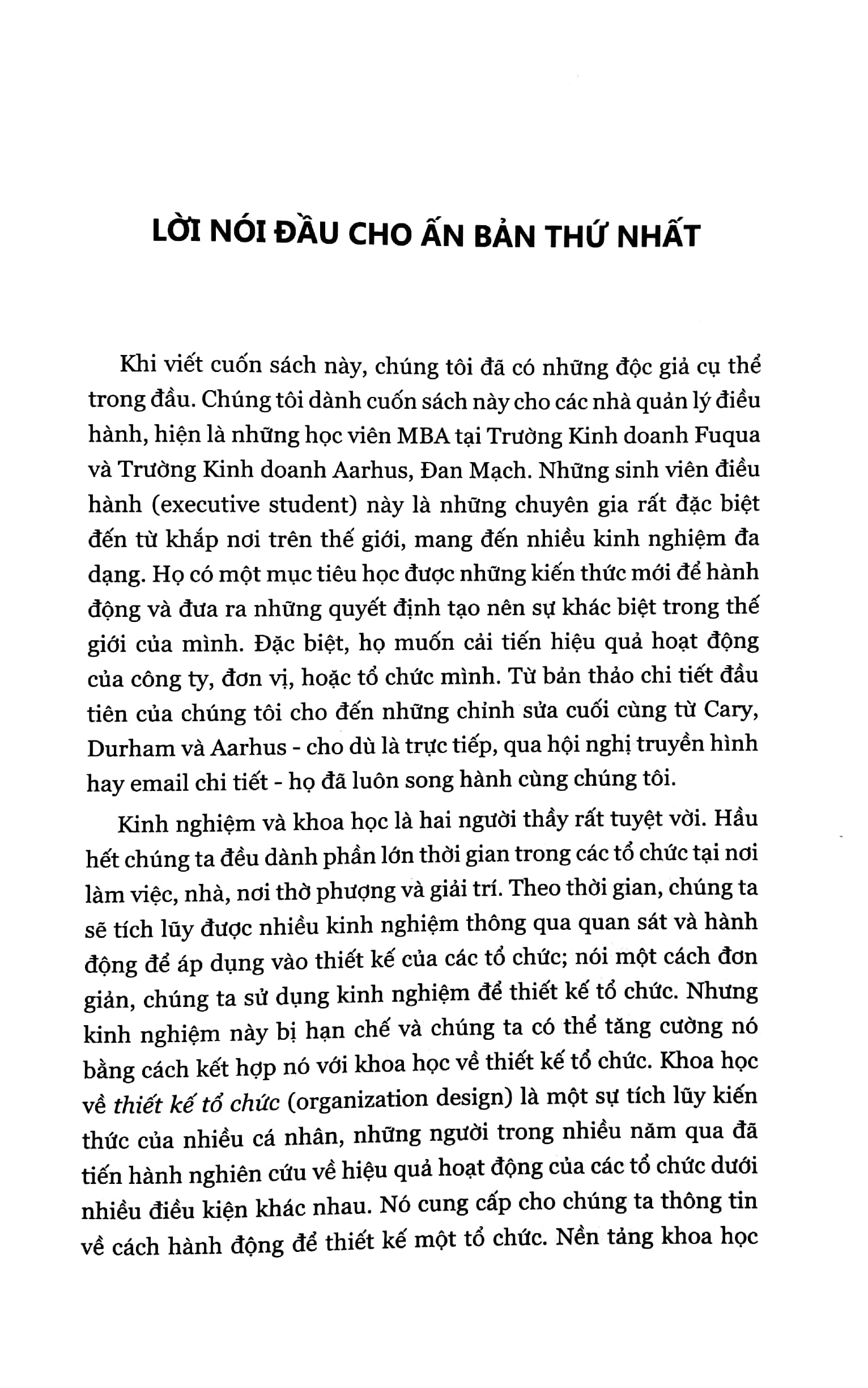 thiết kế tổ chức (tái bản 2024)