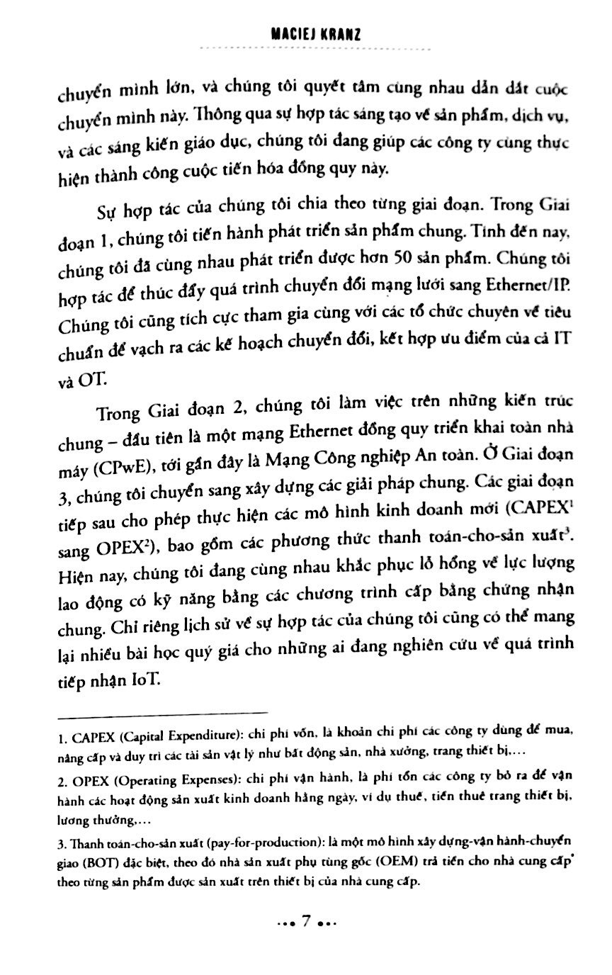 thiết lập internet vạn vật trong doanh nghiệp
