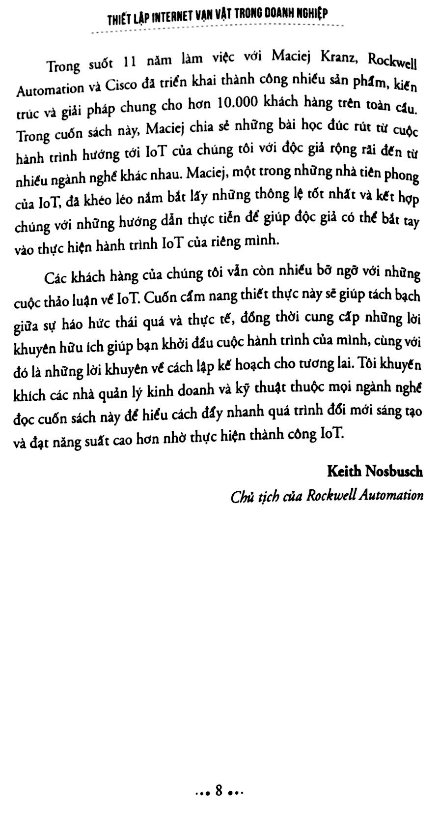 thiết lập internet vạn vật trong doanh nghiệp