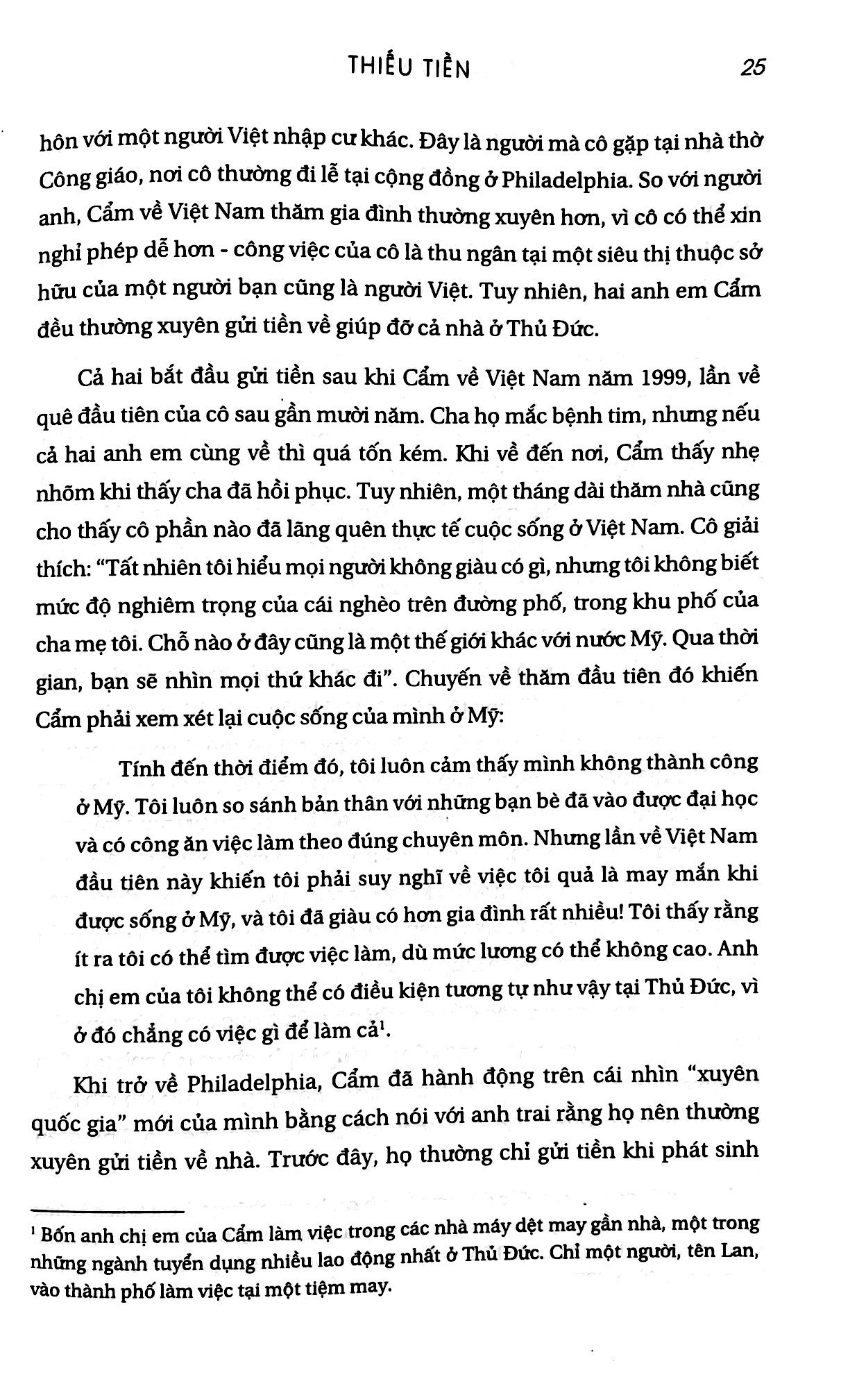 thiếu tiền - insufficient funds